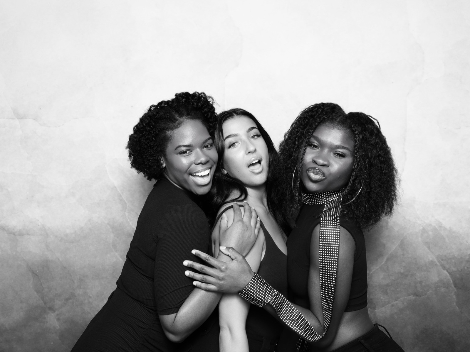 Glam filter portrait experience at corporate event