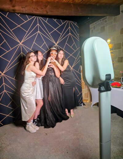 Guests enjoying a luxury photo booth experience in Arlington TX